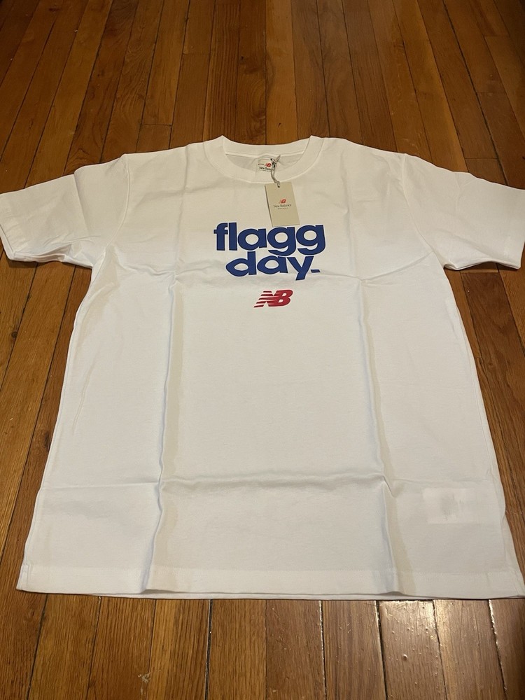 New Balance Made in USA “Flagg Day” T-Shirt White Men’s Large – New With Tags