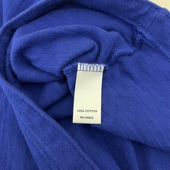 Banana Republic Mens Henley Shirt Colorblock Blue Navy Long Sleeve Cotton Size M