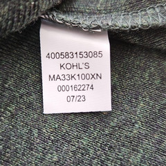 APT 9 Premier Flex Henley Men’s 2XLT Hunter Green Long Sleeve NEW Stretch NWT