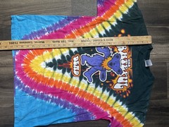 2010 Grateful Dead The Dye Band T-Shirt Liquid Blue Large