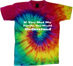 tie dye t-shirt crazy family funny saying shirt tie dyed tee shirt