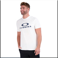 Oakley Destination Ellipse Tee T Shirt Large White Graphic Florida Casual Cotton