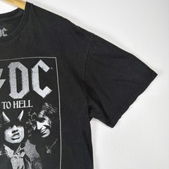 AC/DC Highway To Hell Black Size XL T-Shirt Metal Band Music Rock