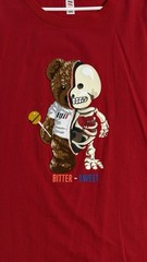 Fifth Loop Bitter-SweetSkeleton Teddy Bear Embroidered T-Shirt