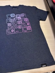 GoPro Men’s Graphic Camera Logo T-Shirt Large Dark Gray Short Sleeve