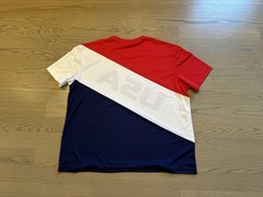 Peak Men’s USA Team 100% Polyester Tee Shirt – 2XL – Red, White, Blue