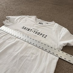 Saint-Tropez Mens T-Shirt Tee 2XL White Goodlife Sueded Crew Neck St Tropez