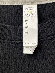 LAT Black Long Sleeve T-shirt “But first Let Me Thank God” S