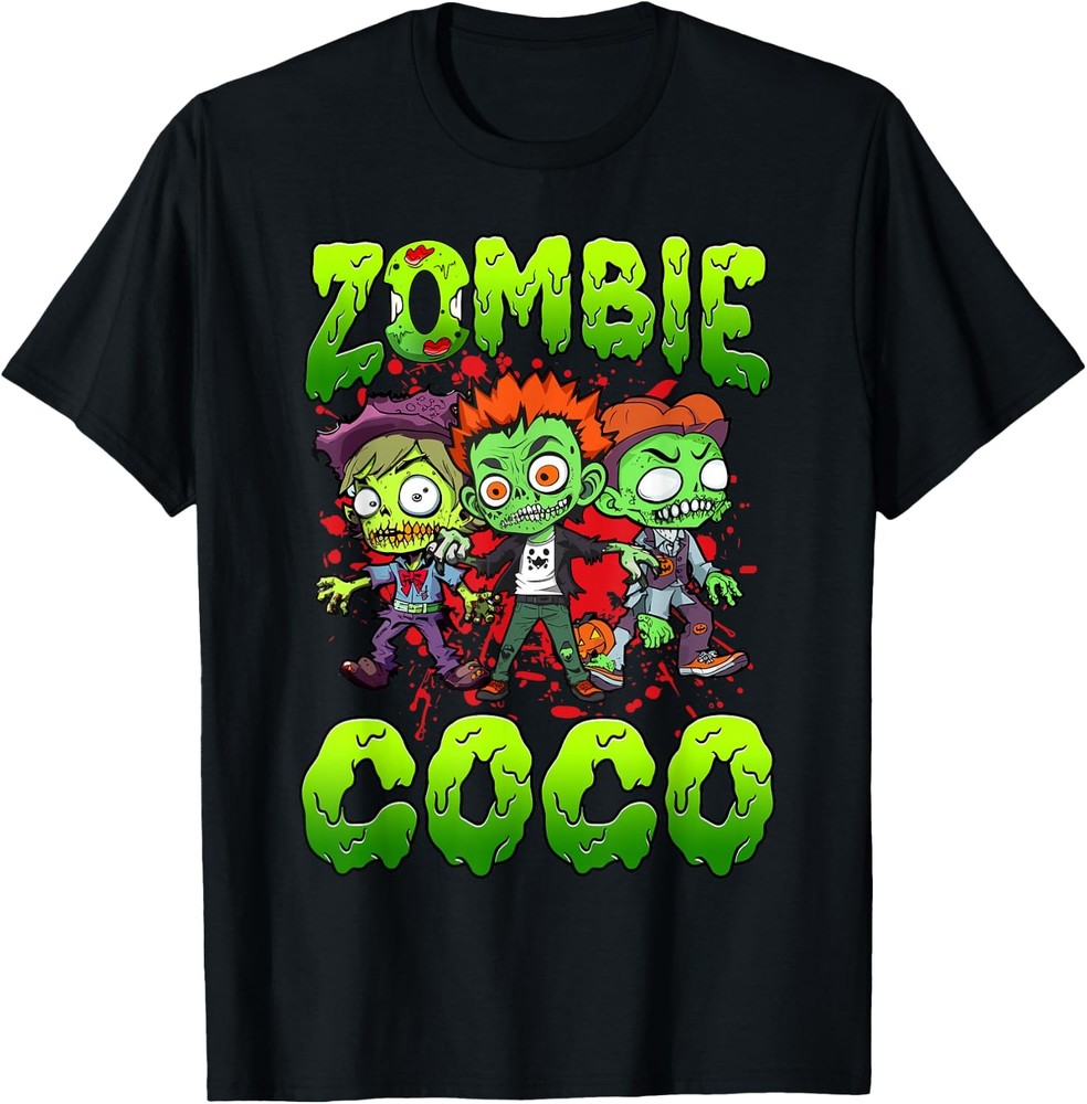 Zombie Coco Halloween Costume Family Matching T-Shirt