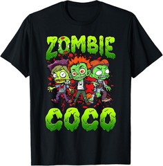 Zombie Coco Halloween Costume Family Matching T-Shirt