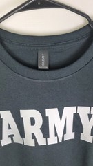 U S ARMY Mens Black Graphic Print T Shirt Sz XL