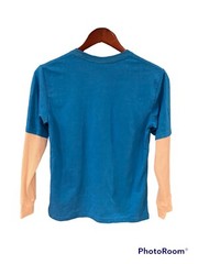 Hybrid Blue & White Short/Long Sleeve Athletic Dept Size Large 10/12