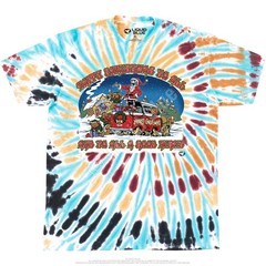 Happy Christmas T-Shirt Liquid Blue
