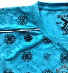 Men’s Bucheli T Shirt,Italian Style,Cotton,Slim Fit,Stretch XL…A18.A