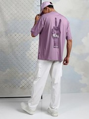 Men’s Oversized Fit Tshirts | Printed | Half Sleeves | Round Neck Casual Tshirts