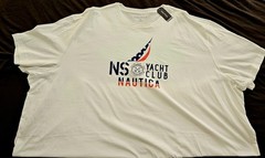 Nautica Mens Big & Tall Lightweight Short Sleeve T Shirt 6X Perfect For Summer🔥
