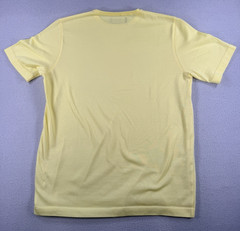 VTG St Croix Shop Luxury Knit Shirt SS Yellow LARGE Cotton Blend USA Resort 80s