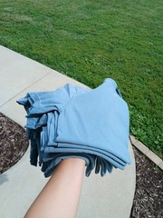Comfort Colors Blank T-Shirt Ice Blue – 10 SHIRTS – VARIOUS SIZES – S, M, L, XL