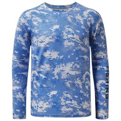 Mens Upf 50+ Camo Long Sleeve Shirts Quick Dry Lightweight Performance Shirt Fo