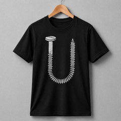 Screw U Graphic T-Shirt Funny Pun Letter U Black Cotton Tee Humorous Men Women