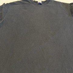 Vintage Y2K 90s AAA Faded Black Blank Long Sleeve Shirt Mens XL Grunge Skate Tee