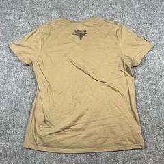 Vintage District T Shirt Mens Large Beige No Bull Earnhardt Graphic Print Cotton