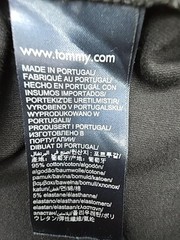 Tommy Hilfiger Mens T Shirt Black V Neck Slim XL No Tags