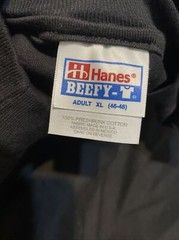 NEW Vintage 90’s POP MAFIA Black Long Sleeve Shirt Size XL Men’s Hanes Beefy-T