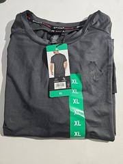 Spyder Active Men’s Raglan Sleeve Crewneck Tee, XL, balck