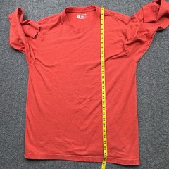 Carhartt Shirt Mens Medium Red Long Sleeve Logo Graphic Loose Fit K231 TK0231-M