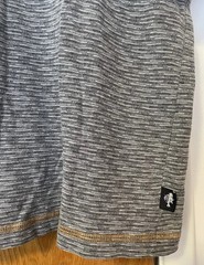 Vintage 90s Bronze Age Striped T Shirt Size M Skate Surf Tee USA Y2K Fish Logo