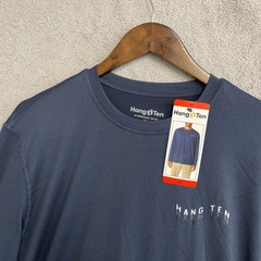 NEW Hang Ten Men’s M L ong Sleeve Shirt UV Protection UPF 50+ Polyester Elastane