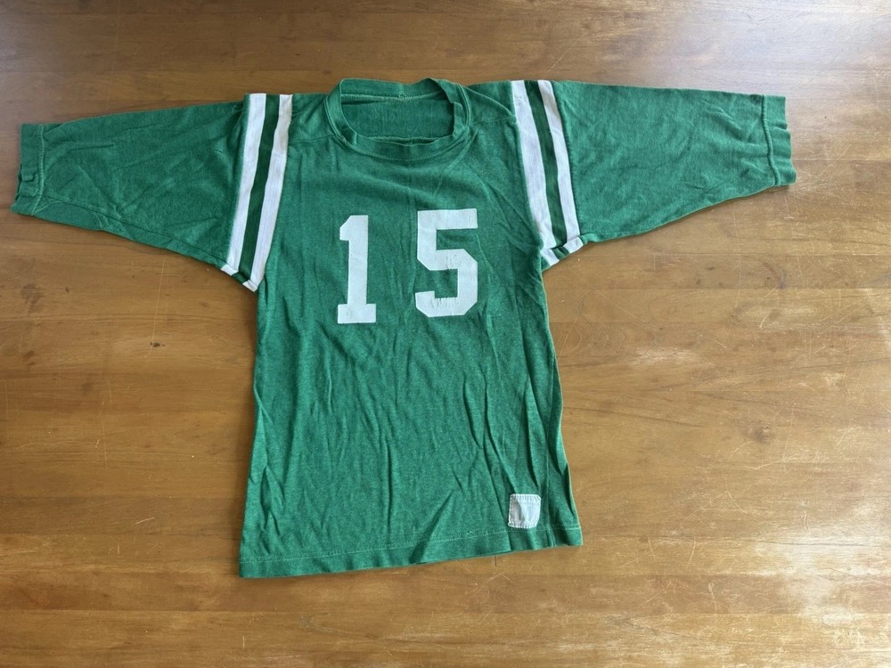 Russell Southern Co Vintage 50S 60S Football Jersey Medium New York Jets Colors