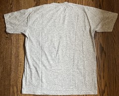 Vintage Travel Laos Don Sao Bamboo Embroidered T-Shirt Large Gray