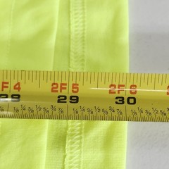 Men’s T-Shirt Size 3XL Neon Yellow Long Sleeve Athletic Works Moisture Wicking