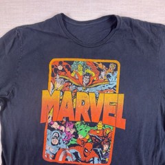 Marvel Comics Retro Graphic T-Shirt Black