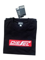 Diesel T-Just Off Box Logo T-Shirt NWT $80 Black Size M
