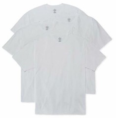 Stafford 4-Pack Men’s Big & Tall 100% Cotton Ultra Soft Crew-Neck T-Shirts(TALL)