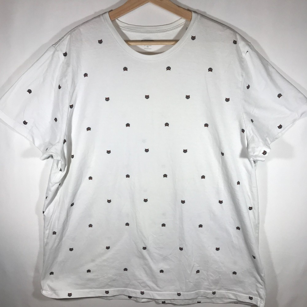 Old Navy Soft Washed Adult Unisex Shirt XXL Sea Salt Short Sleeve Tiger Head