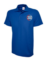 Custom Embroidered Polo Shirt Uneek UC101 Personalised Workwear Poloshirt T