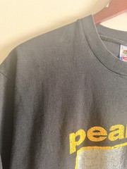 Vintage 1992 Pearl Jam Choices Lollapalooza Exclusive Shirt Yellow Text