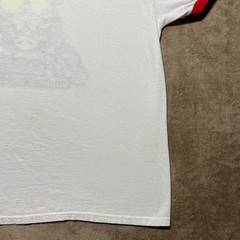 Moolay Bushpig Bait Co Ringer T Shirt Mens XL White Red Pig Graphic Outdoor Tee
