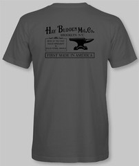Hay Budden Anvils T-Shirt Short Sleeve – anvil blacksmith forge