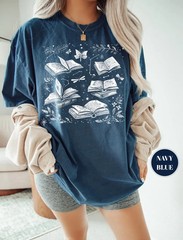 Cottagecore Enchanted Books Cozy Comfort Tee