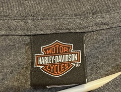 Harley Davidson Eagle & Logo Gray Carbon Short Sleeve Shirt 3XL Suburban Motors