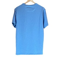 Lands’ End Blue Stretch Recycled Classic Fit Crew Neck Short Sleeve Tee Size S