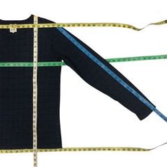 Vintage Yohji Yamamoto AAR Yohji Design Studio Blue Plaid Long Sleeve Tee Shirt