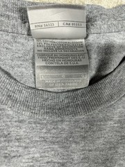 Vintage Nike T Shirt Large Gray Swoosh Embroidered Check Logo Essential