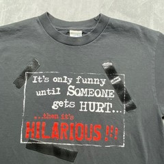 Tennessee River Mens Med Graphic T Shirt It’s Only Funny Until Someone Gets Hurt
