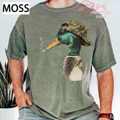 Funny Mallard Duck Unisex Wildlife Bird Animal Lover Comfort Tee